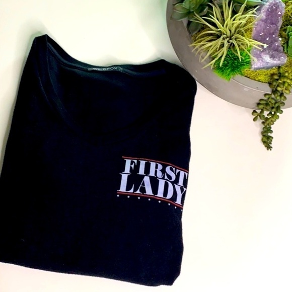 WILDFOX V Neck First Lady Pullover Sweater large black - Picture 8 of 8